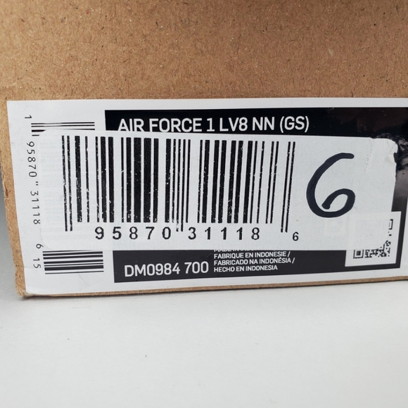 Nike Air Force 1 LV8 Sun Club (GS) DMO984-700 - Picture 9 of 9